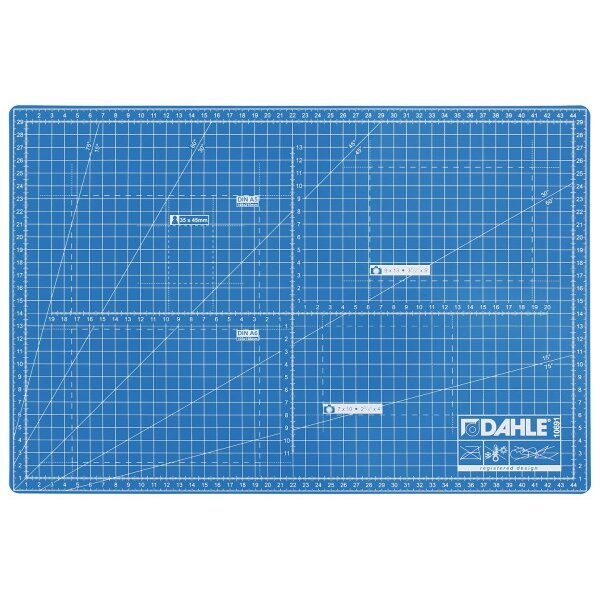 DAHLE Sous-main 10691-20938 découpage, A3, 30x45cm, bleu