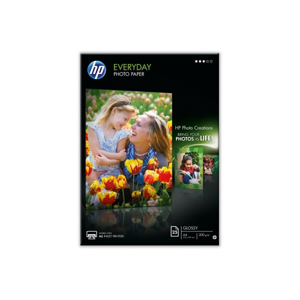 HP Everyday Photo Paper 200g A4 Q5451A InkJet, glossy 25 Blatt, CHF 8.68