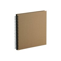 RÖSSLER Fotoalbum 1329452627 29x29cm, kraft/schwarz