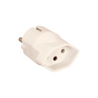 S-ELECTRO Reisestecker 4.8009 weiss,D-CH schutzgeerdet