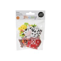 I AM CREATIVE Foamy 4019.36 Farm II, 29 Stück