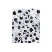 I AM CREATIVE Wackelaugen Set 4010.1 Zip Bag, 180 Stück