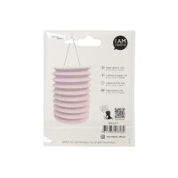I AM CREATIVE Papier Laterne, rosa, 10cm 6010.971 2...