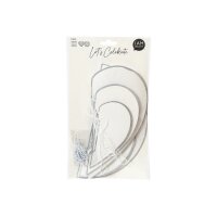 I AM CREATIVE Paperballs,Herz u.Rund,silber 6010.958 6...