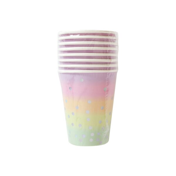 I AM CREATIVE Pappbecher, mint, rosa 6010.927 8 St&uuml;ck