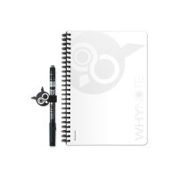 WHYNOTE Carnet A5 WNBOK002 kit de démarrage, blanc