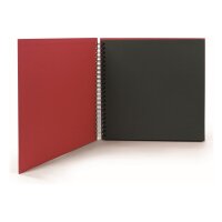 RÖSSLER Fotoalbum 1329452367 29x29cm, rot/schwarz