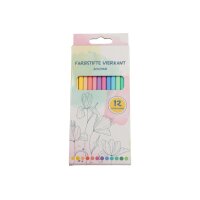 NEUTRAL Crayons 2222795 carrés, 12 pcs.
