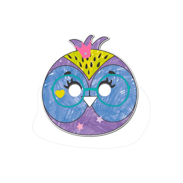I AM CREATIVE Masken 4220.1 Tieremit Stickers, 18tlg.