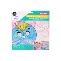 I AM CREATIVE Masken 4220.1 Tieremit Stickers, 18tlg.