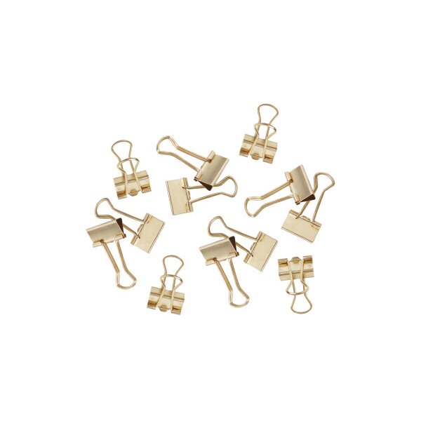 I AM CREATIVE Clips, gold Set I 4087.72 12 St&uuml;ck