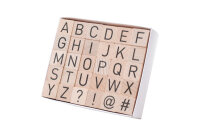 I AM CREATIVE Alphabet stamp 4082.2 2x2cm, 30pcs