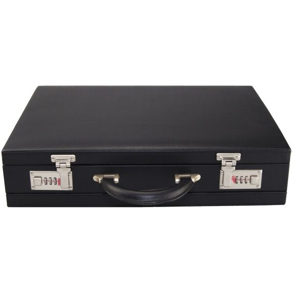 MONOLITH Diplomatenkoffer PVC 2000002018 Schwarz, 440x320x100mm