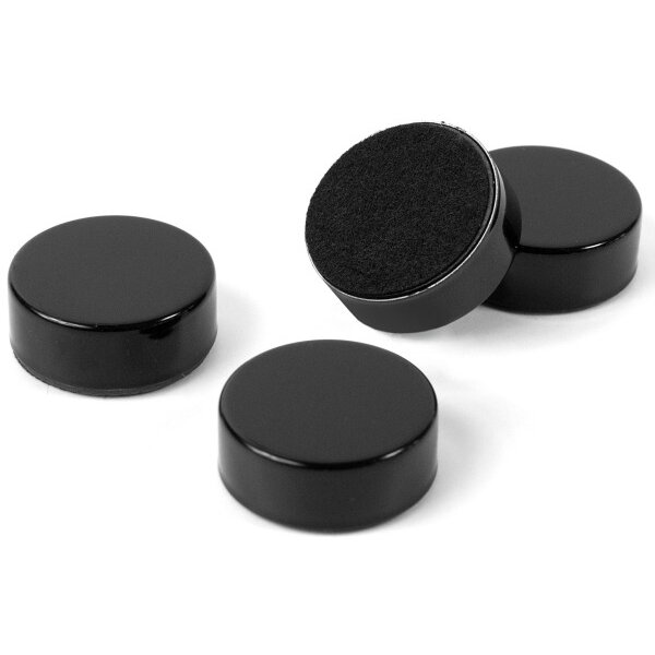 TRENDFORM Magnete Black TF2737 23mm, schwarz, 4er Set