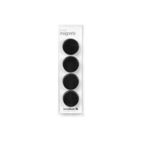 TRENDFORM Magnete Black TF2737 23mm, schwarz, 4er Set