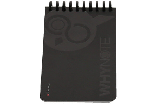 WHYNOTE Notizbuch A6 WNPBOK01 starter-kit, schwarz