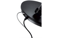 HANSA lampe de bureau SMART 41-5010.697 noir, Qi, USB