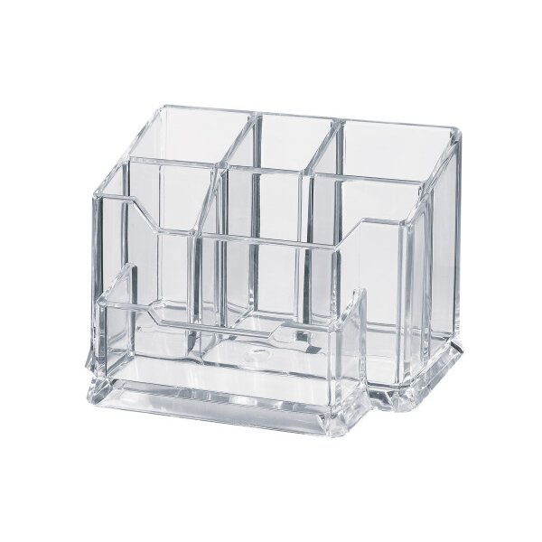 DUFCO Stifteköcher Optima Acryl 62780440 6 Fächer 15.4x10.5x10cm tran.
