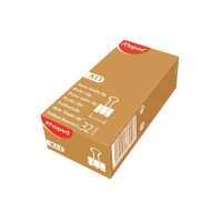 MAPED Pinces double clip 300069 32mm noir 12 pcs.