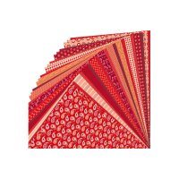FOLIA Motivblock Basic 46249 rot, 30 Blatt