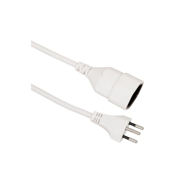 S-ELECTRO Verlängerungskabel 02.900.3WS weiss, 3m