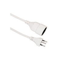 S-ELECTRO Verlängerungskabel 02.900.3WS weiss, 3m