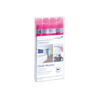 LEGAMASTER Glassboard Marker 7-118109 4 Stück, pink