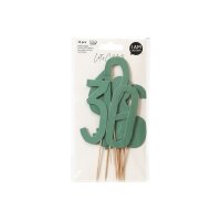 I AM CREATIVE Torten Topper,Zahl,mint,13cm 6010.943 10...