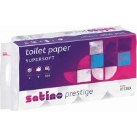 SATINO Toilettenpapier Prestige 600935 150 Coupons, 8 Rollen