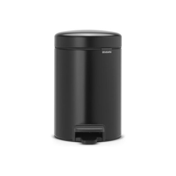 BRABANTIA Poubelle &agrave; p&eacute;dale 113321 NewIcon, 3 litres noir