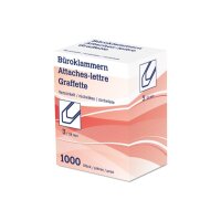 NEUTRAL Trombones no. 3 6212 28mm nickelés 1000 pcs.