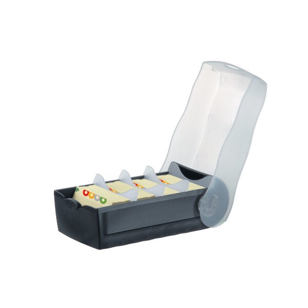 HAN Bo&icirc;te fichier Croco A7 997-633 noir 12.1x8.5x24.6cm