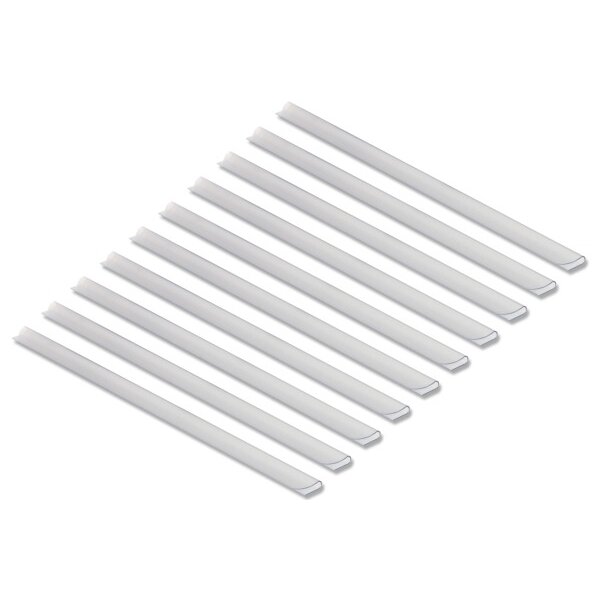 STYRO Klemmschiene 51019 TRANSPARENT 10 Stk.