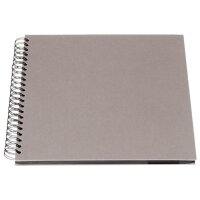 RÖSSLER Fotoalbum 1329452497 29x29cm, taupe/schwarz