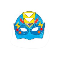 I AM CREATIVE Masken 4220.09 Superhelden, 18 tlg.