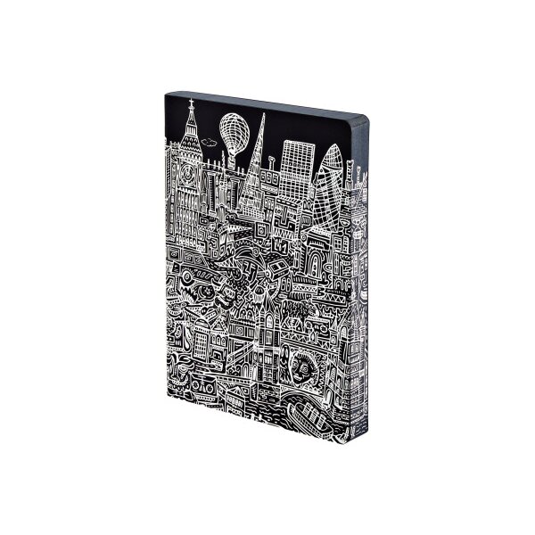 NUUNA Notizbuch Graphic L 52040 LONDON, 165x220, dotted