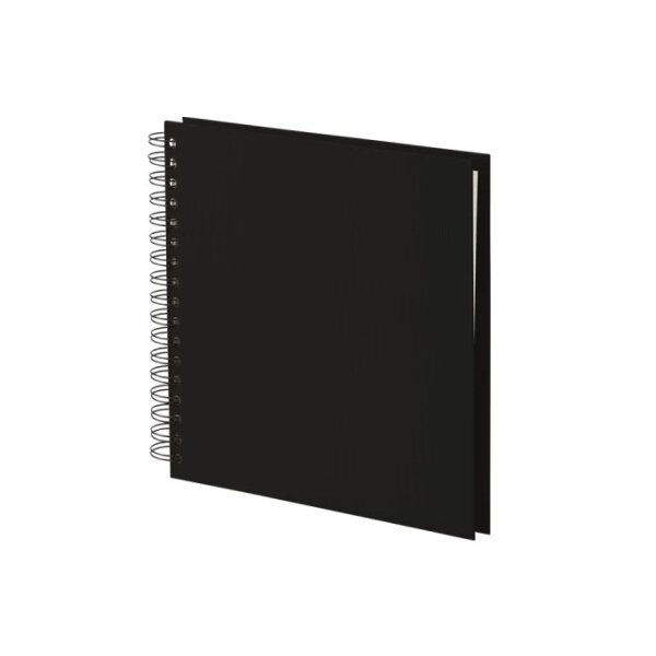 R&Ouml;SSLER Fotoalbum 1329452707 29x29cm, schwarz/schwarz