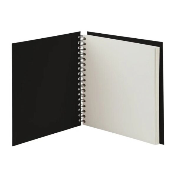 R&Ouml;SSLER Fotoalbum 1329452707 29x29cm, schwarz/schwarz