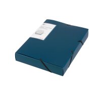 DUFCO Ablagebox A4 51500.03665 blau metallic 5cm
