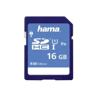 HAMA SDHC 16GB 124134 Class 10 UHS-I 80MB/S