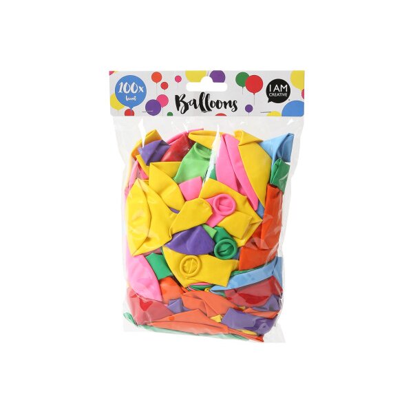 I AM CREATIVE Ballons color&eacute; 6010.4 100 pcs.
