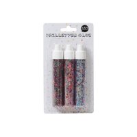 I AM CREATIVE Pailletten Glue Set 4091.36 3 Stk ass.