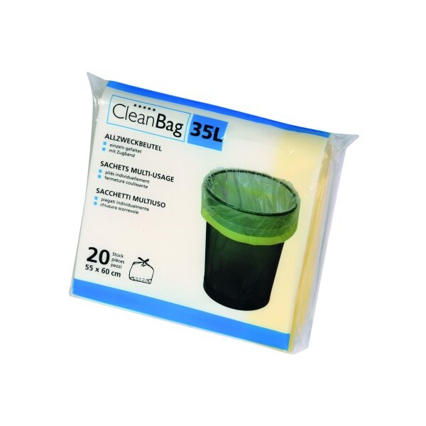 CLEANBAG Allzweckbeutel 2574 35lt, 20 Beutel