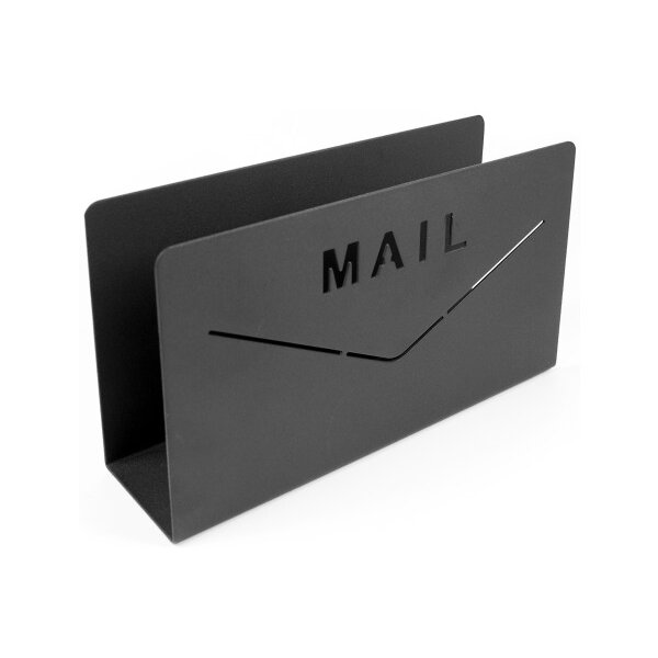 TRENDFORM Briefständer MAIL GK3513 Metall 18x10x5cm schwarz