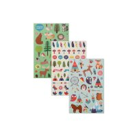 I AM CREATIVE Stickerbook 4087.493 Wild & Free, 6 Blatt