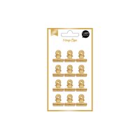 I AM CREATIVE Clips, gold Set II 4087.73 12 Stück