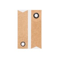 I AM CREATIVE Porte-nom 4087.21 marron 20 pièces