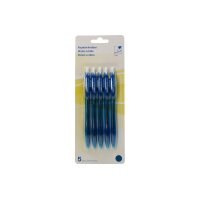 SCRIVA Stylos à bille DJ77 5XDJ77 BLUE bleu, 5 pcs.