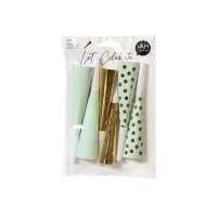 I AM CREATIVE Party Tröten, mint, gold 6010.975 6...