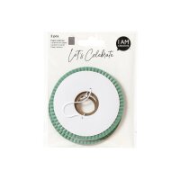 I AM CREATIVE Lanterne en papier,10cm 6010.969 2 pcs. Menthe